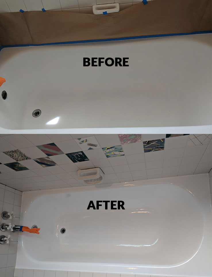 Bathtub resurfaced