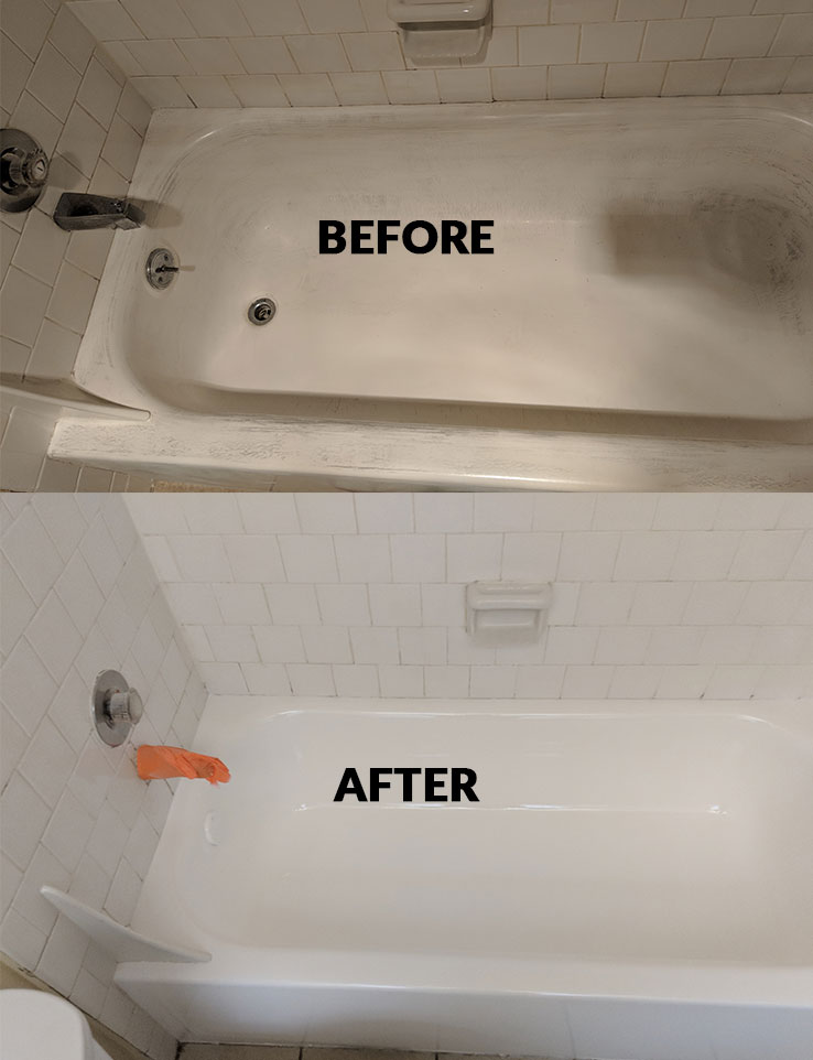 Bathtub refinished